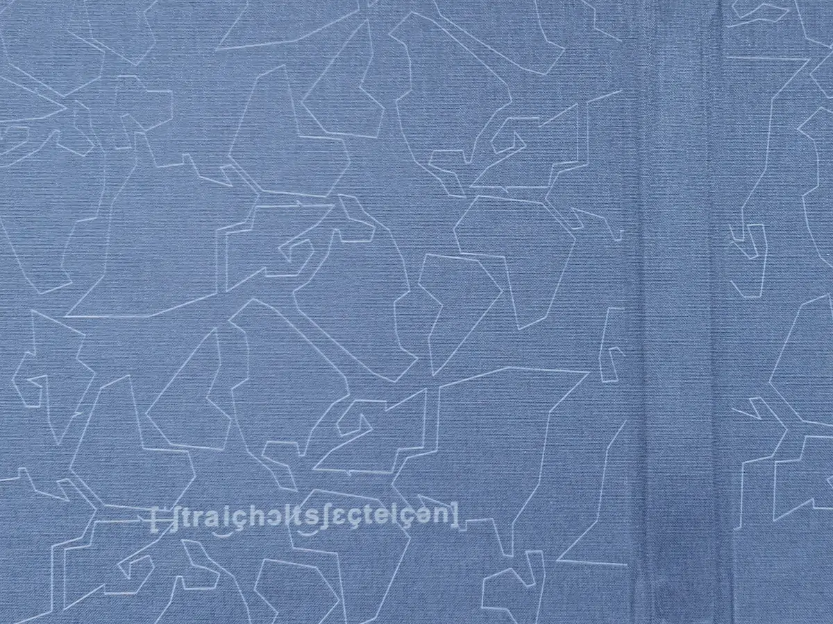 Lasergravur auf Leinen