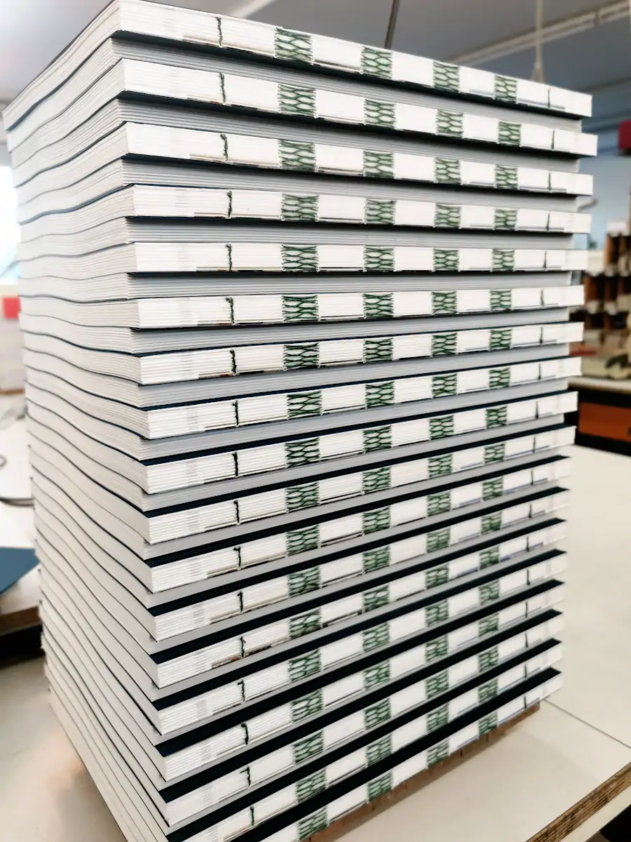 Kleinauflage manuelle Fadenheftung